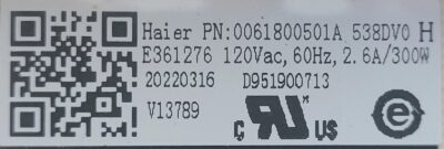 Genuine Refrigerator Haier Circuit Board Part#0061800501A - Image 5