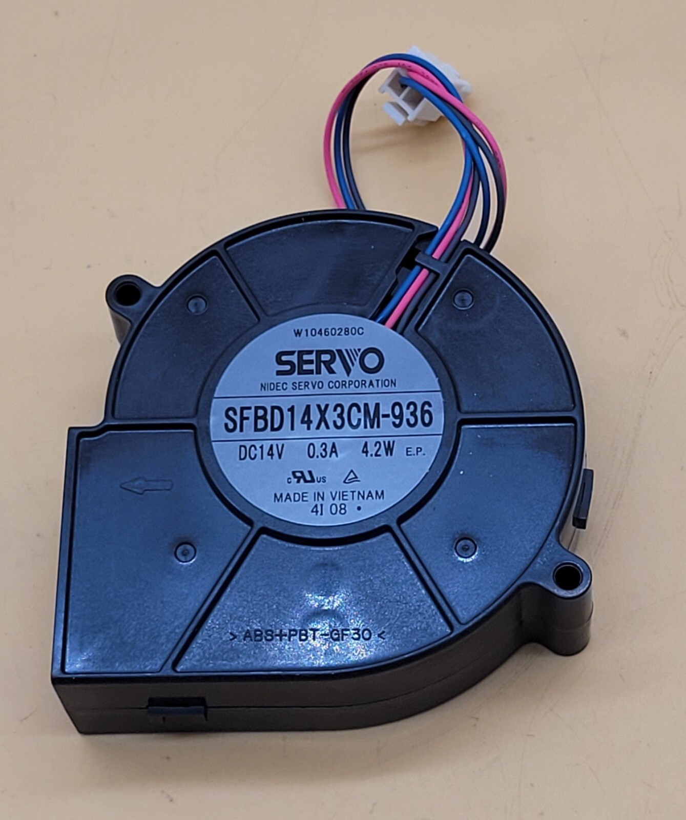 Genuine-Refrigerator-Whirlpool-Evaporator-Fan-Motor-PartW10460280C-405688880930 Genuine Refrigerator Whirlpool Evaporator Fan Motor PartW10460280C 405688880930