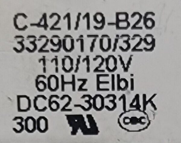 Genuine Washer Samsung Water Inlet Valve Part#DC62-30314K - Image 4