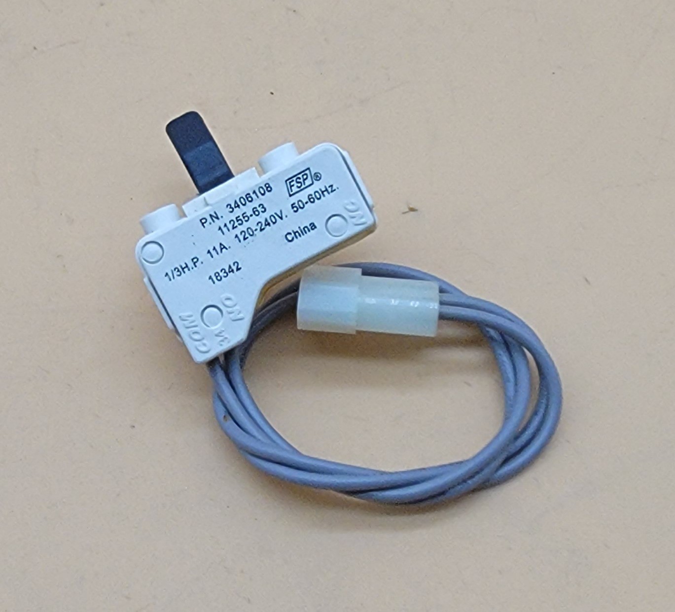 Genuine-WasherDryer-Whirlpool-Door-Switch-Part3406108-406066631500 Genuine WasherDryer Whirlpool Door Switch Part3406108 406066631500