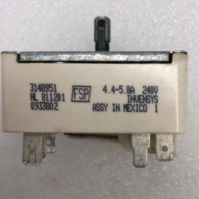 Genuine Whirlpool Range Element Switch Part#3148951