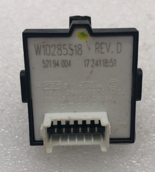 Genuine Whirlpool Washer Switch Part#W10285518 17241