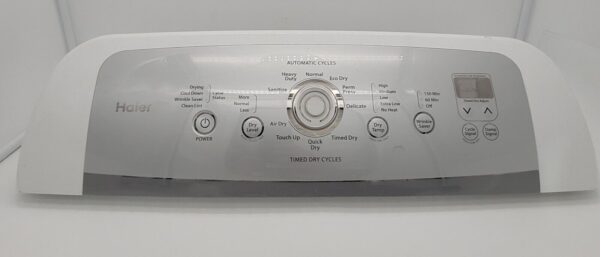 Genuine Dryer Haier Control Panel White