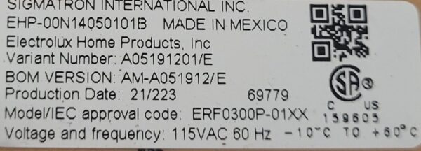 Genuine Refrigerator Frigidaire Circuit Board Part#A05191201/E - Image 5