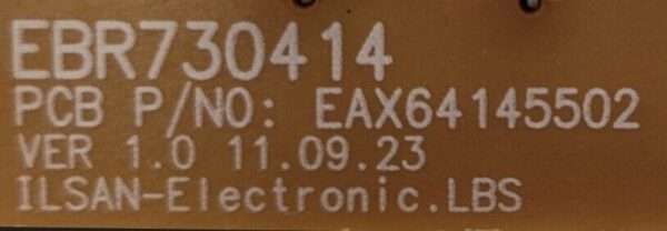 Genuine Refrigerator LG LED Control Board Part#EBR73041401 - Image 4