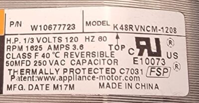 Genuine Washer Maytag Drive Motor Part#W10677723 - Image 5