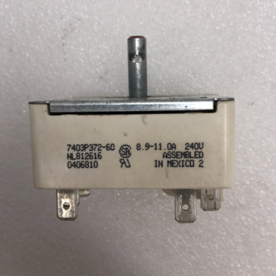 Genuine Whirlpool GE Range Infinite Switch Part#7403P372-60