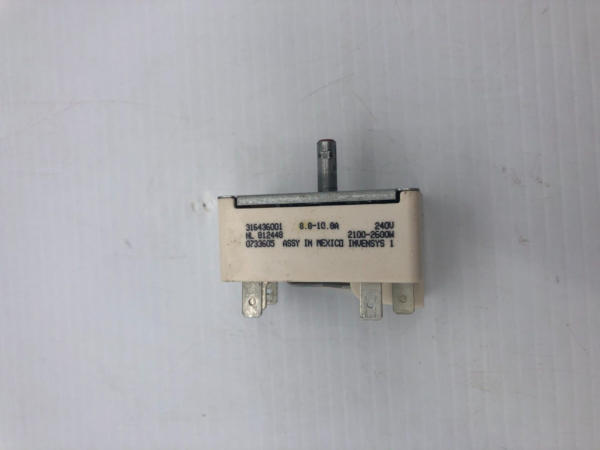 Genuine Whirlpool Range control Switch Part#NL 812448 316436001 0733605