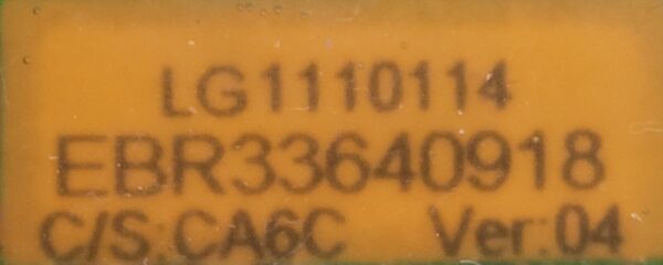 Genuine Dryer LG Circuit Board Part#EBR33640918 - Image 4