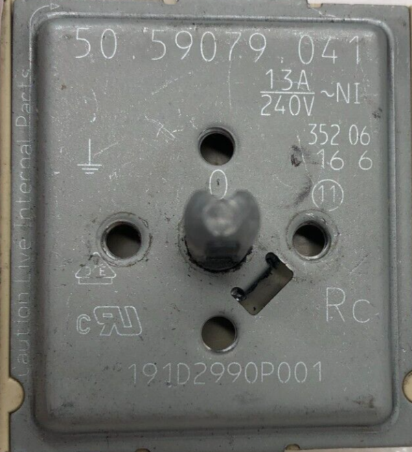 Genuine Frigidaire Range Switch Part#191D2990P001 - Image 3