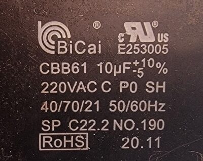 Genuine Microwave Samsung Capacitor Part#CBB61 - Image 4