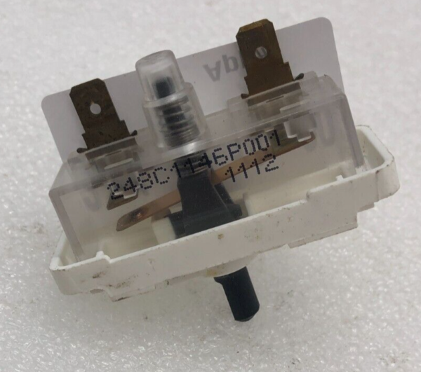 Genuine OEM GE Dryer Starter Push Switch part#24811C46P001