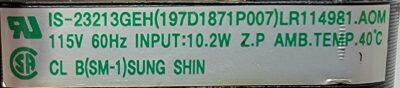 Genuine Refrigerator GE Condenser Fan Motor Part#197D1871P007 197D1755P001 - Image 5