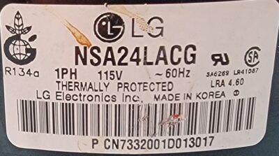 Genuine Refrigerator Haier Compressor Part#NSA24LACG - Image 4