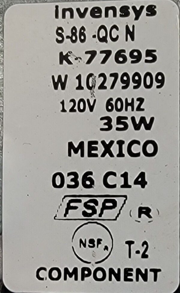 Genuine Refrigerator Maytag Water Inlet Valve Part#W10279909 - Image 5