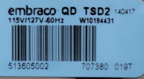 Genuine Refrigerator Whirlpool Start Relay Part#W10194431 - Image 4