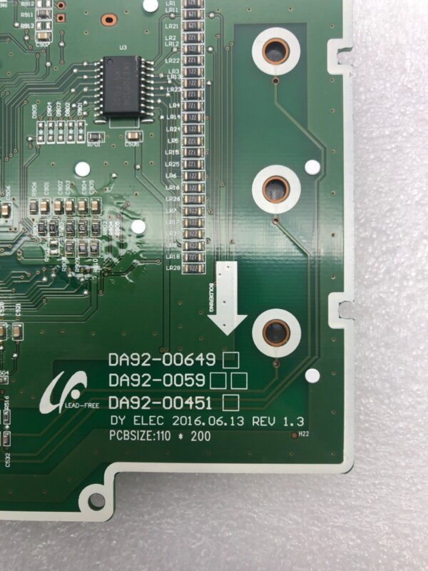 Genuine Samsung Refrigerator Control Board Part#DA92-00649 - Image 3