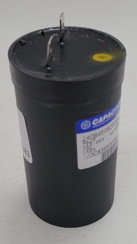 Genuine Washer GE Capacitor Part#123C8355P006 - Image 3