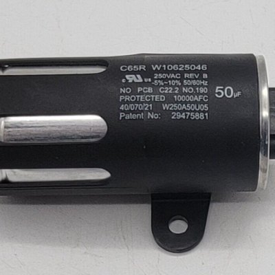 Genuine Washer Whirlpool Capacitor Part#W10625046