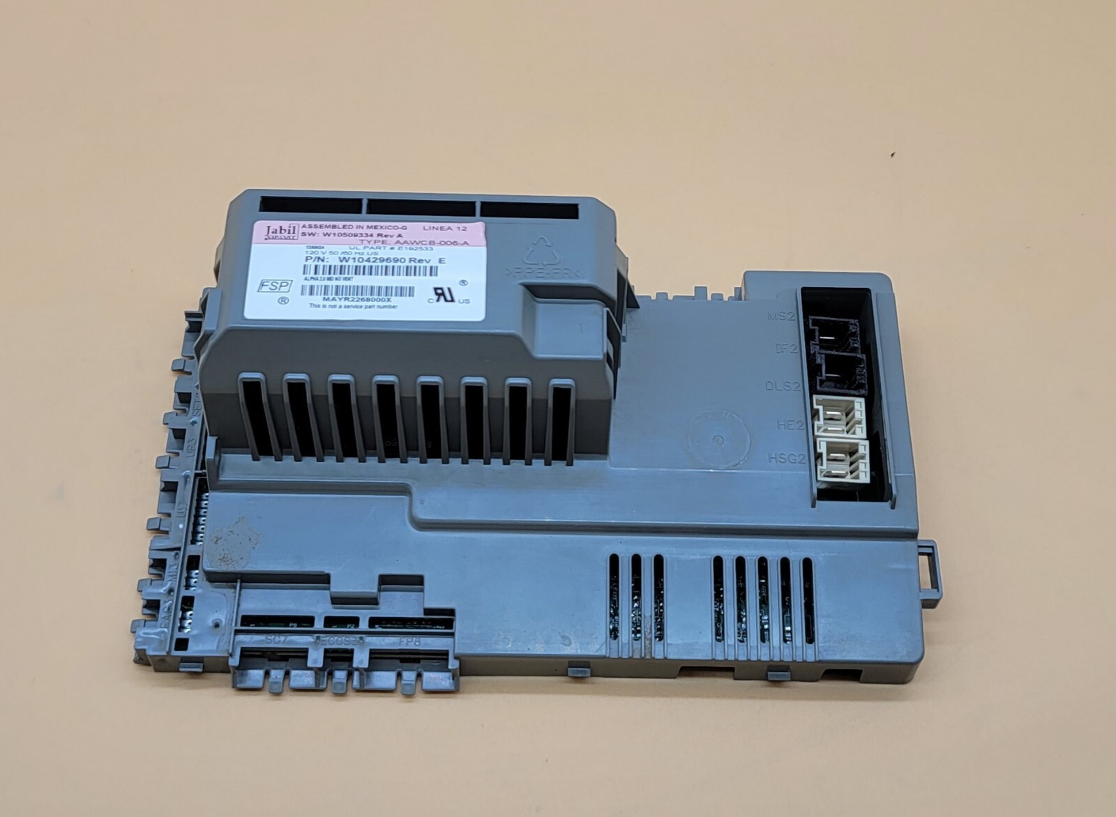 Genuine-Dryer-Whirlpool-Control-Board-PartW10429690-405945180413 Genuine Dryer Whirlpool Control Board PartW10429690 405945180413