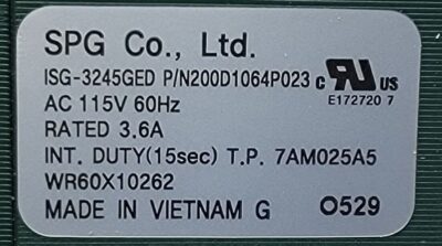 Genuine Refrigerator GE Monogram Auger Motor Part#200D1064P023 - Image 4