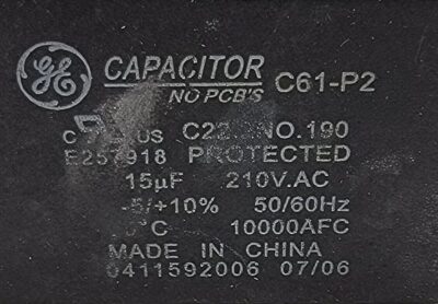 Genuine Refrigerator Whirlpool Capacitor Part#0411592006 - Image 4