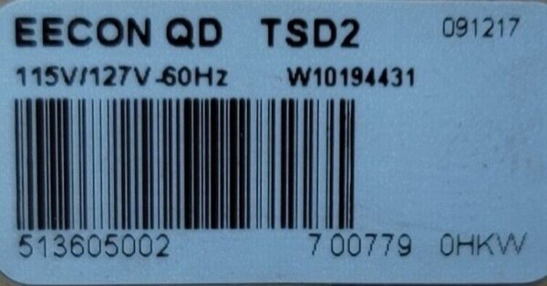 Genuine Refrigerator Whirlpool Start Relay Part#W10194431 - Image 4