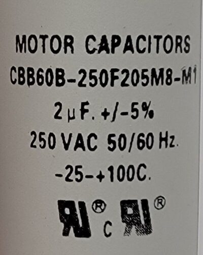 Genuine Double Oven Viking Capacitor Part#CBB60B-250F205M8-M1 - Image 4