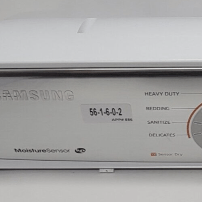 Genuine Dryer Samsung Control Panel w/Cover Part#DC63-01459A - Image 6