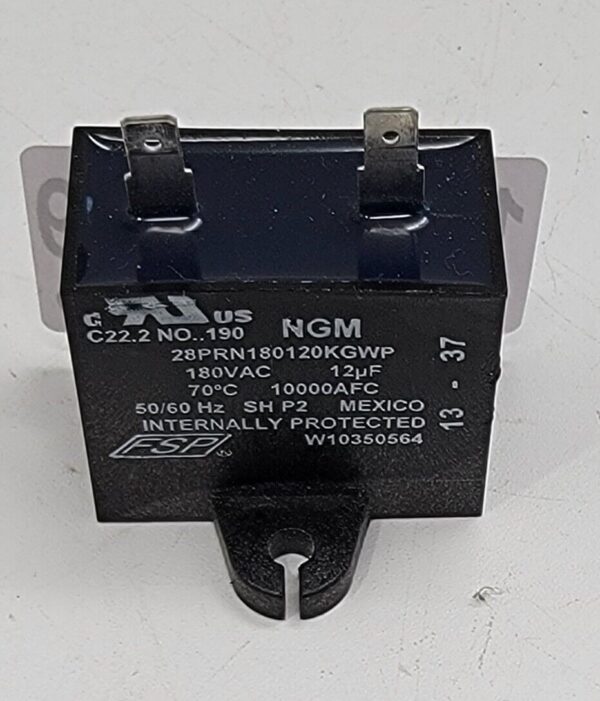 Genuine Refrigerator Kitchen Aid Capacitor Part#W10350564