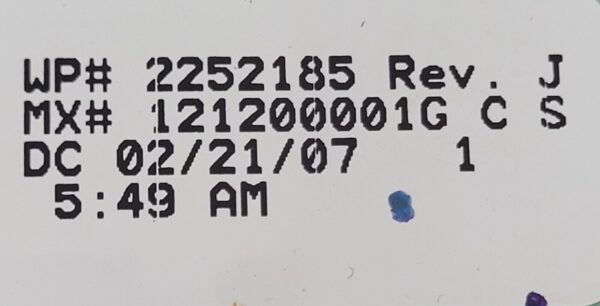 Genuine Refrigerator Kitchen Aid Dispenser Front Panel Part#121200001G 2252185 - Image 4