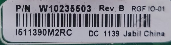 Genuine Refrigerator Whirlpool Circuit Board Part#W10235503 - Image 6