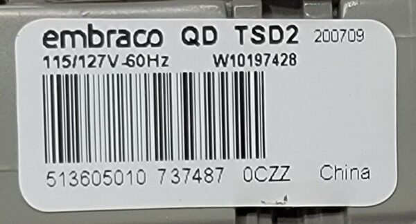 Genuine Refrigerator Whirlpool Start Relay Part#W10197428 - Image 5