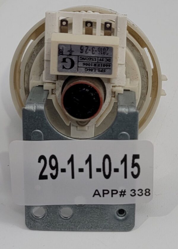 Genuine Washer LG Pressure Switch Part#6601ER1006 - Image 4