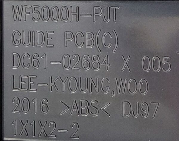 Genuine Washer Samsung Control Board Part#DC94-06607A - Image 6