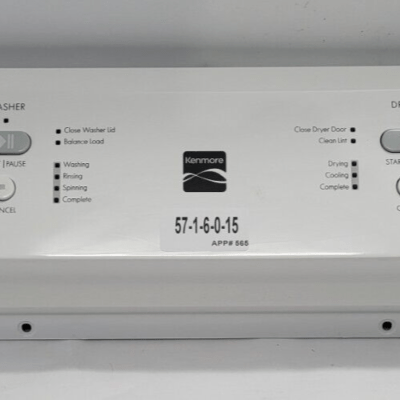 Genuine Washer/Dryer Kenmore Control Panel w/Board Part#A07459303 A07459304 - Image 7