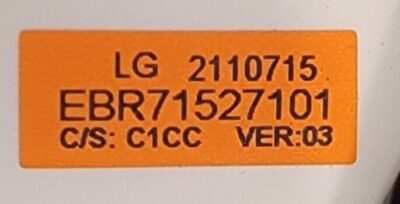 Genuine Dryer LG Control Board Part#EBR71527101 - Image 6