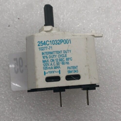 Genuine GE Dryer Buzzer Switch part#254C1032P001