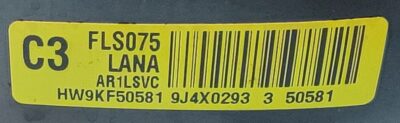 Genuine Refrigerator LG Compressor Part#FLS075LANA - Image 5