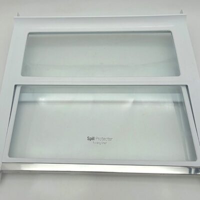 Genuine Refrigerator LG Spill Protector Glass Shelf Part#MHL624915