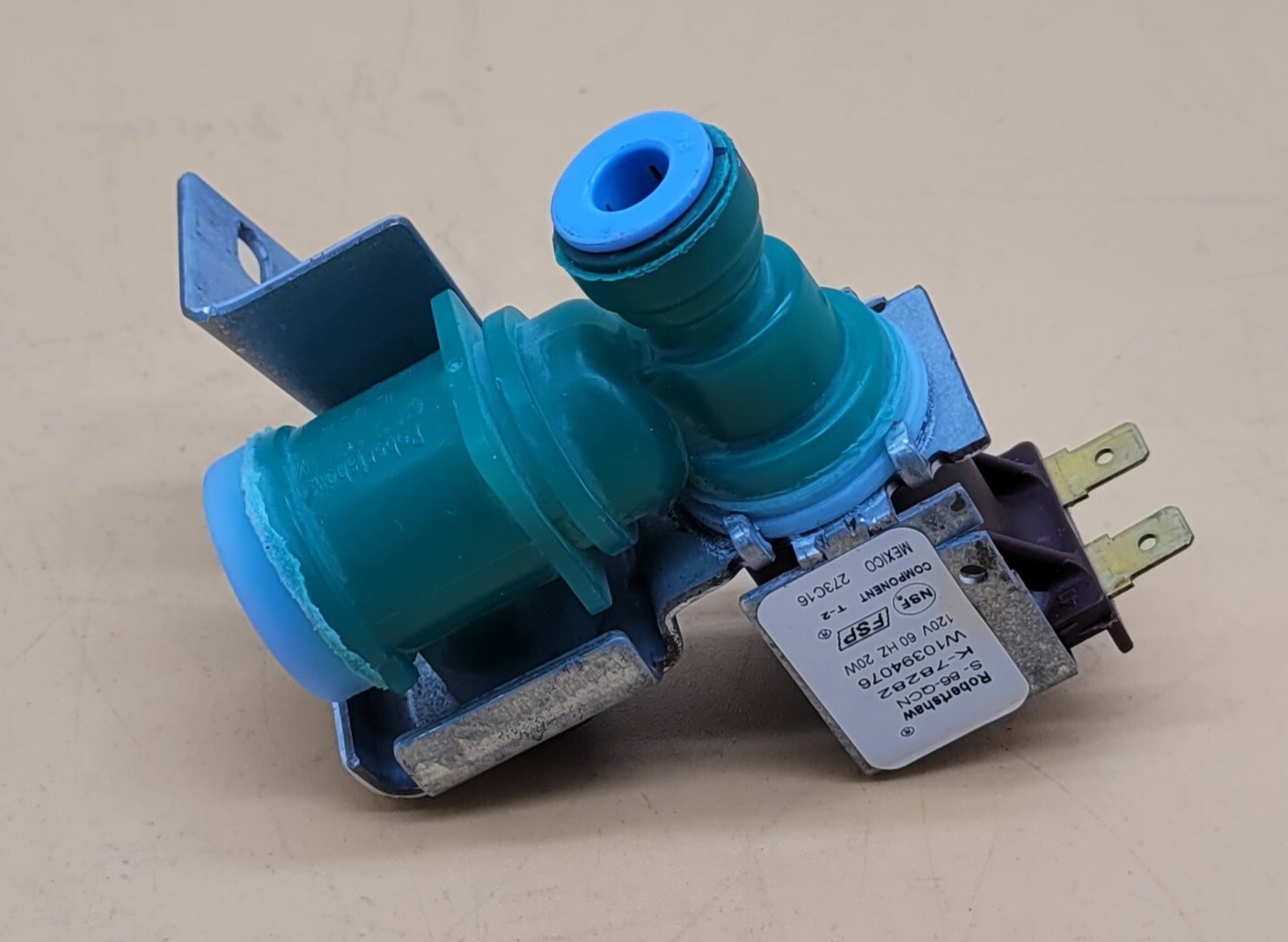 Genuine-Refrigerator-Whirlpool-Water-Inlet-Valve-PartW10394076-405857978035 Genuine Refrigerator Whirlpool Water Inlet Valve PartW10394076 405857978035