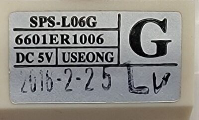 Genuine Washer LG Pressure Switch Part#6601ER1006 - Image 4