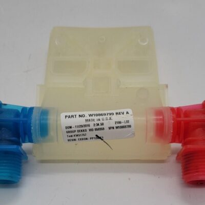 Genuine Washer Whirlpool Water Inlet Valve Part#W10869799