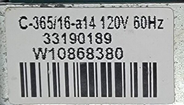 Genuine Washer Whirlpool Water Inlet Valve Part#W10869799 - Image 6