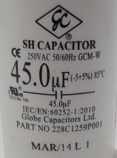 Genuine Washer/Dryer GE Capacitor Part#228C1259P001 - Image 4