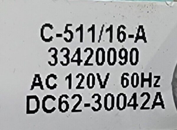 Genuine Dryer Samsung Water Inlet Valve Part#DC62-30042A - Image 4