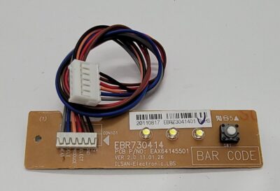 Genuine Refrigerator LG LED Control Board Part#EBR73041401