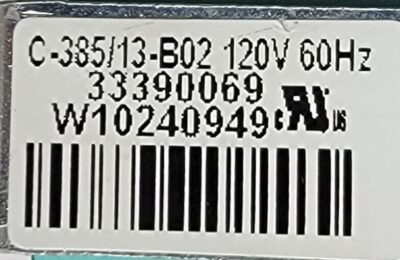 Genuine Washer Whirlpool Water Inlet Valve Part#W10240949 - Image 5