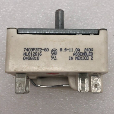 Genuine GE Whirlpool Maytag Range Infinite Switch Part#7403P372-60 NL812616