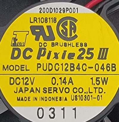 Genuine Refrigerator GE Profile Damper Fan Motor Part#200D1029P001 - Image 5